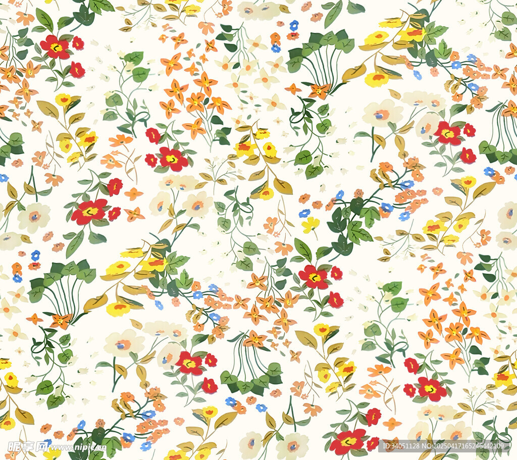 花卉图案背景图