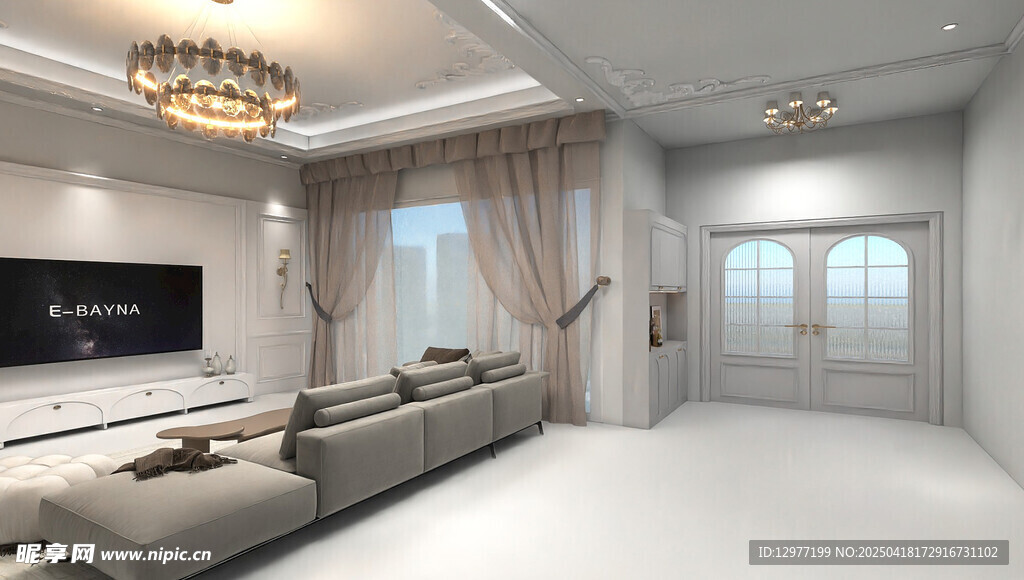 现代简约风格客厅空间