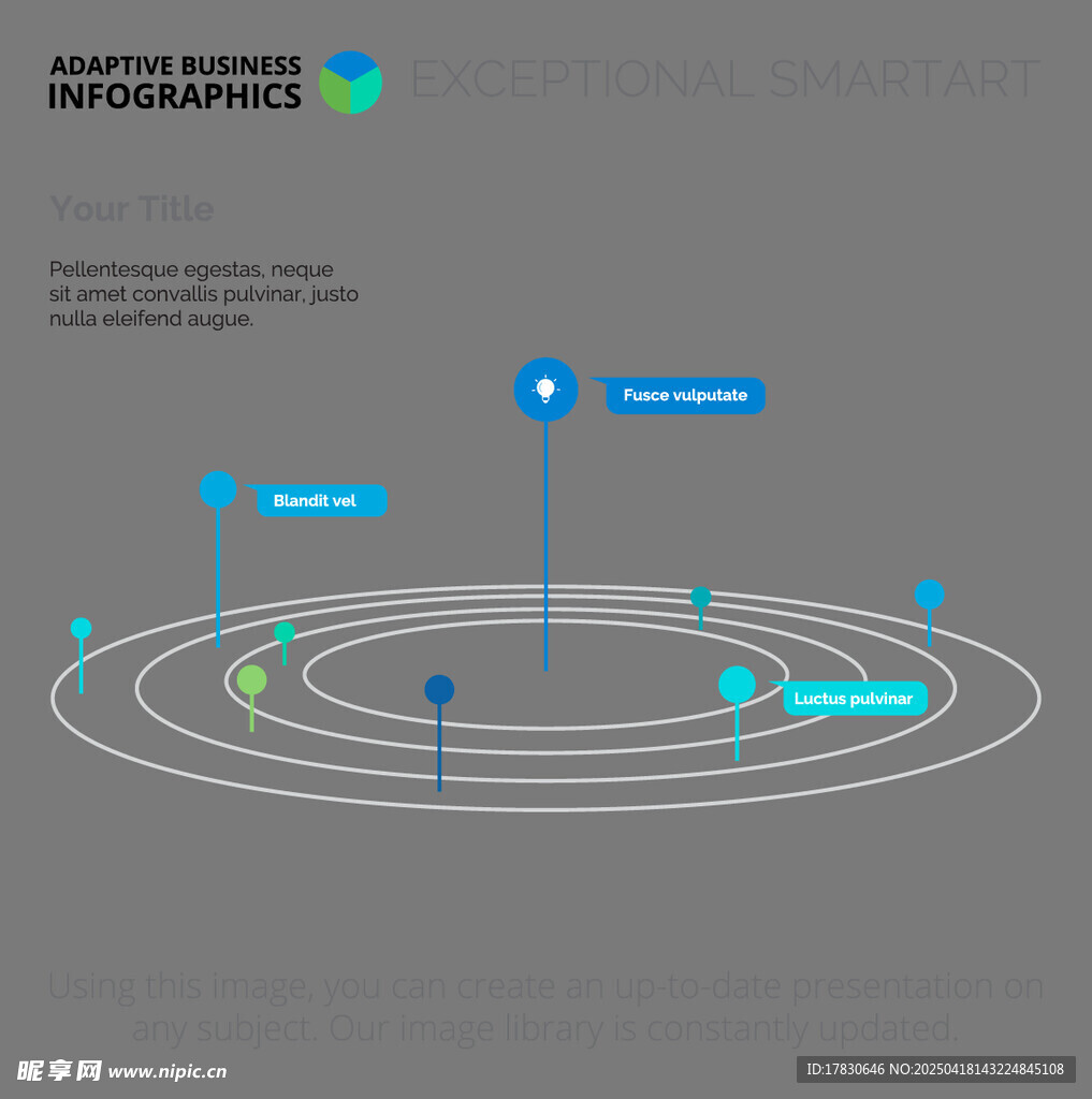 环形信息架构图示例