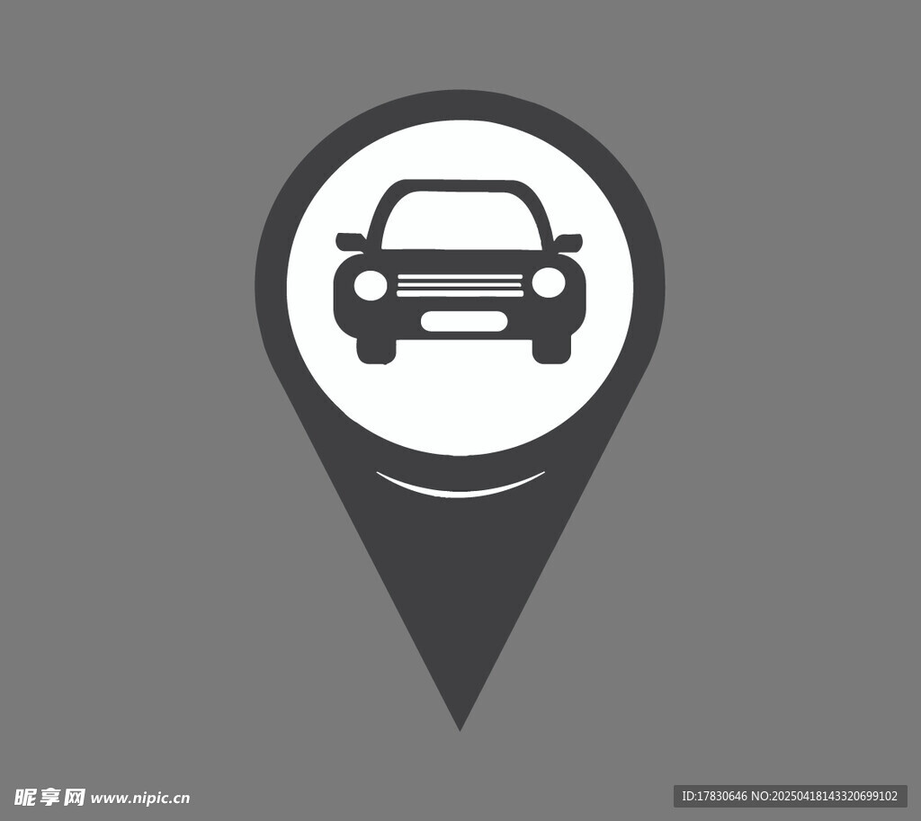 汽车定位图标
