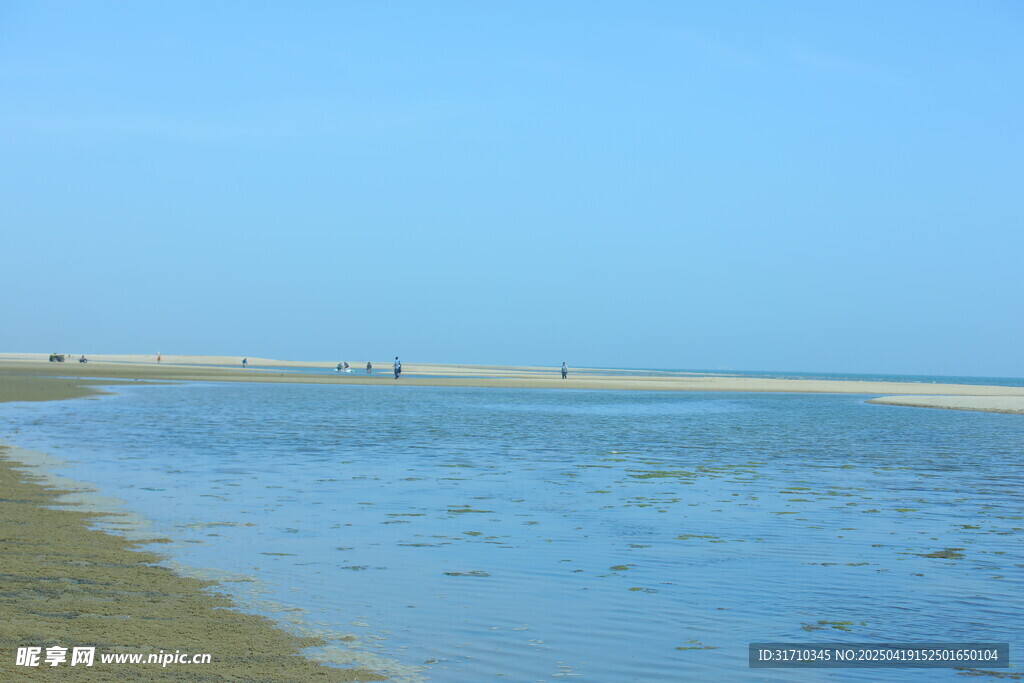 海边风景 宁静的水域沙滩