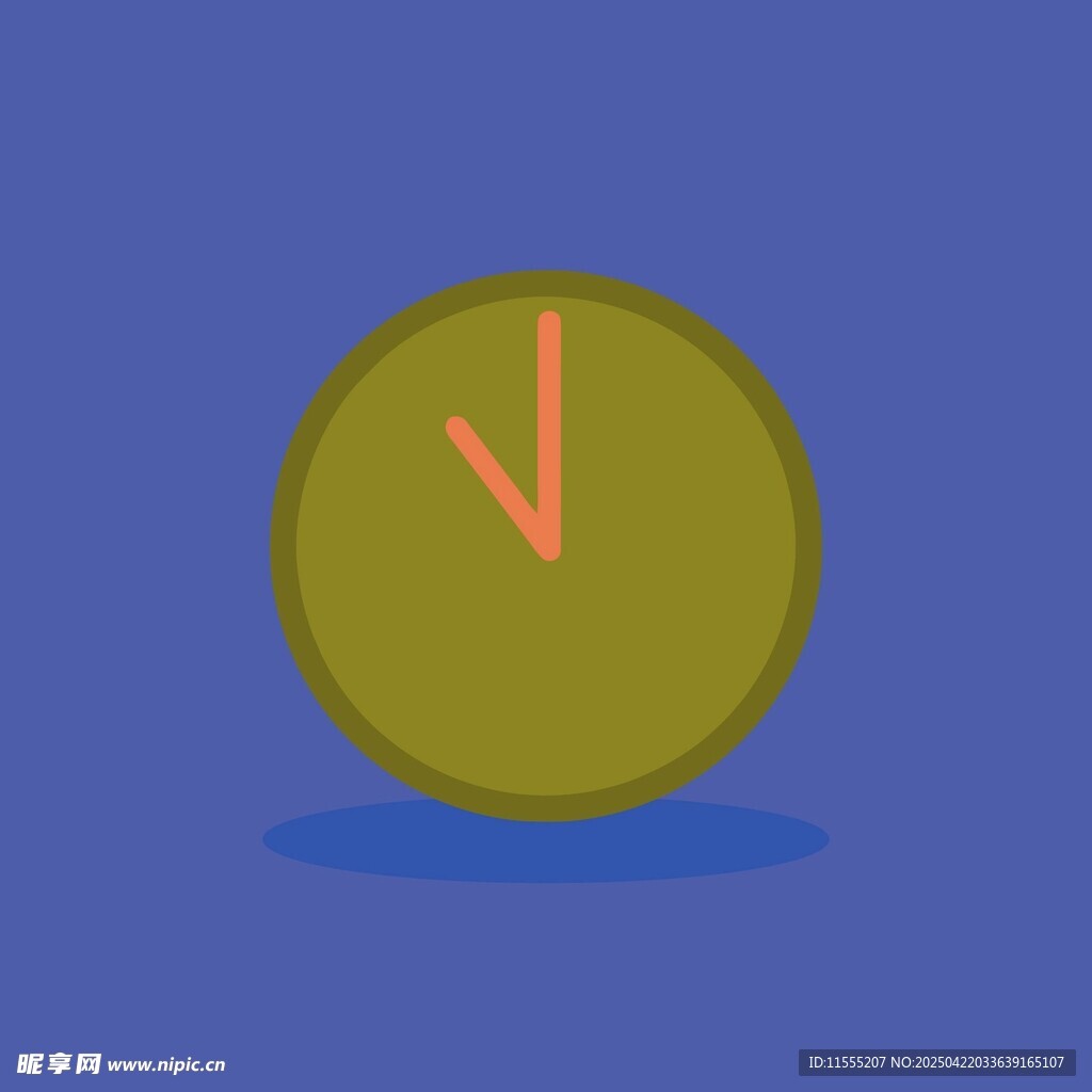 简约风格时钟图标