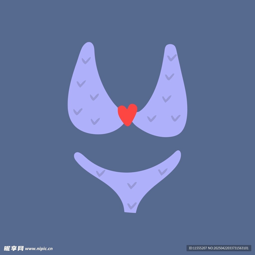 紫色波点女士内衣套装