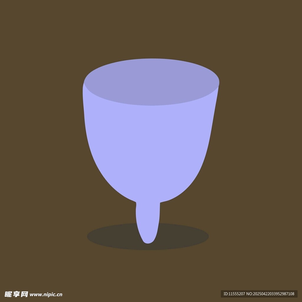 紫色月经杯