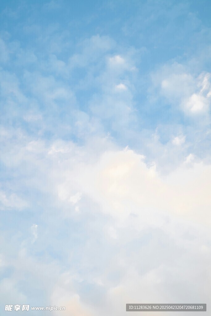 蓝天白云美景