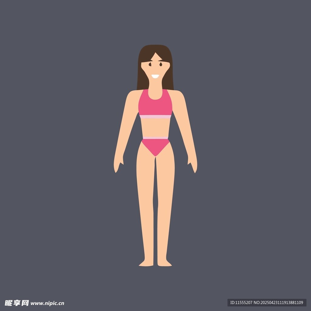 穿比基尼的女性形象