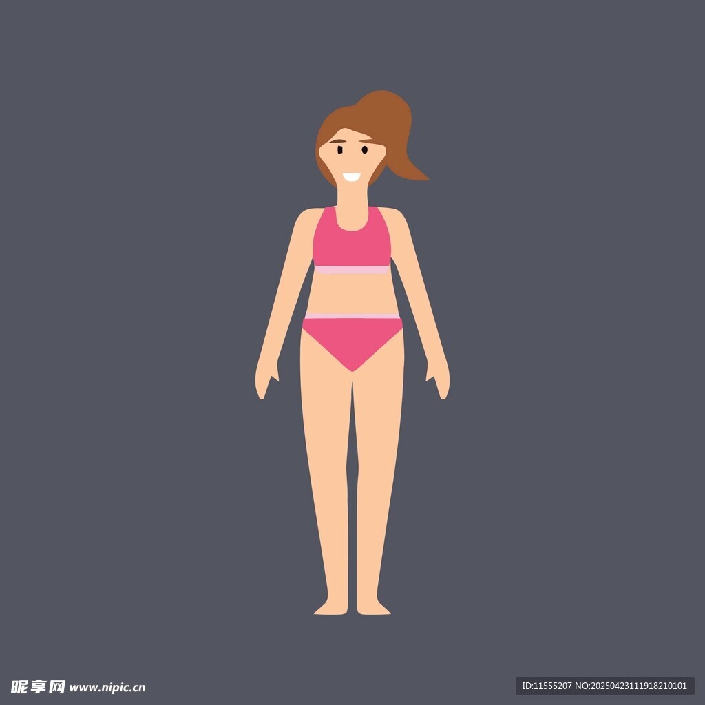 穿比基尼的女性形象