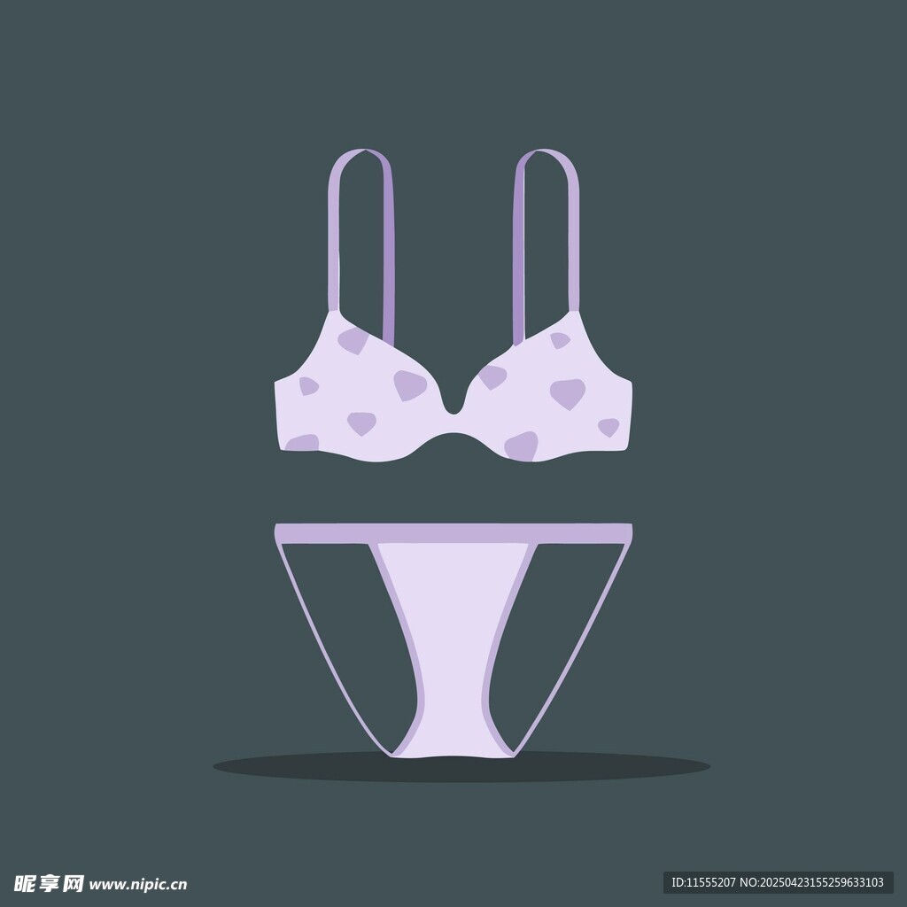 简约女士内衣套装展示