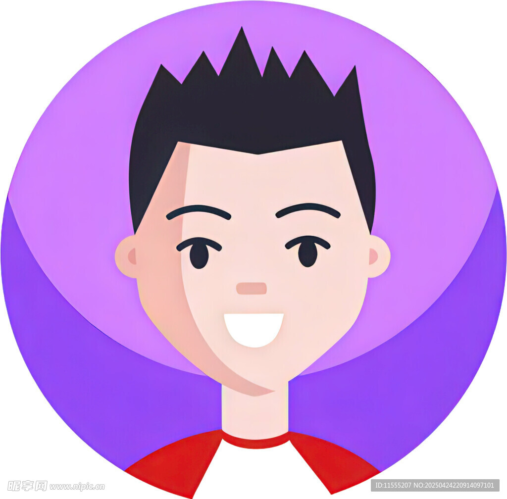 微笑男孩头像