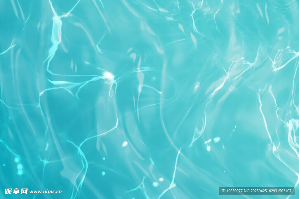 梦幻蓝调透明质感背景图