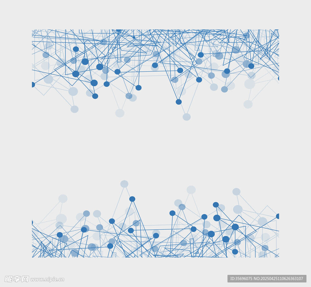 科技风蓝色点线抽象背景图
