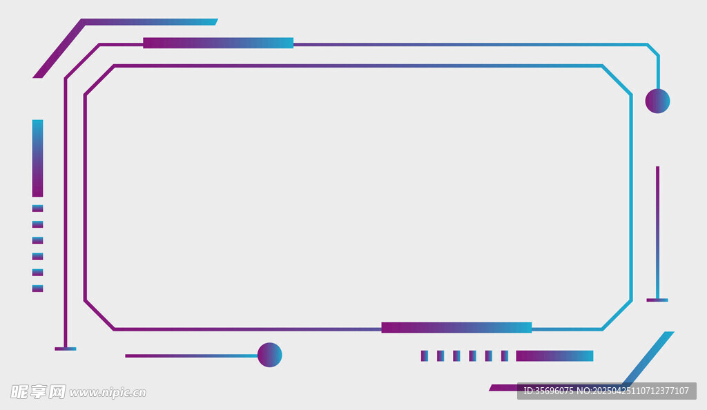 科技风边框设计元素