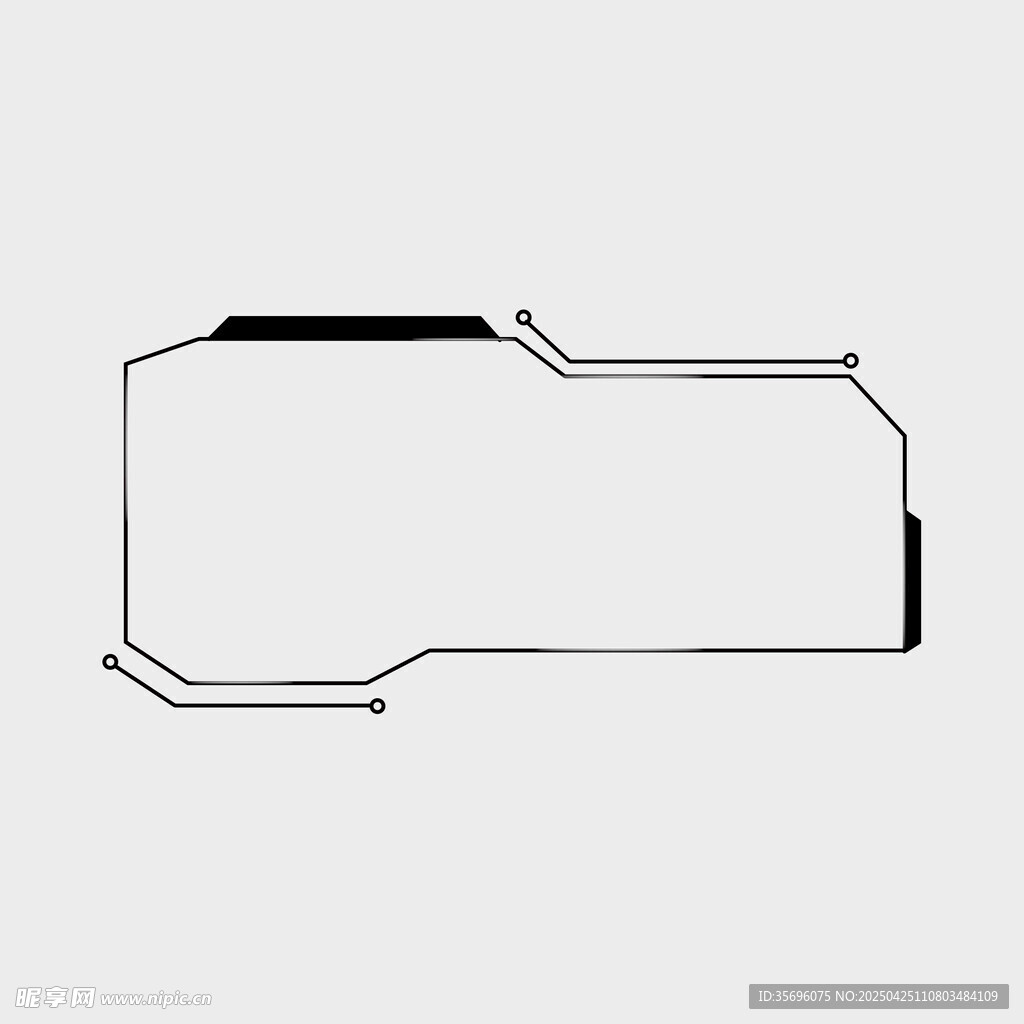 简约线条勾勒的几何图形