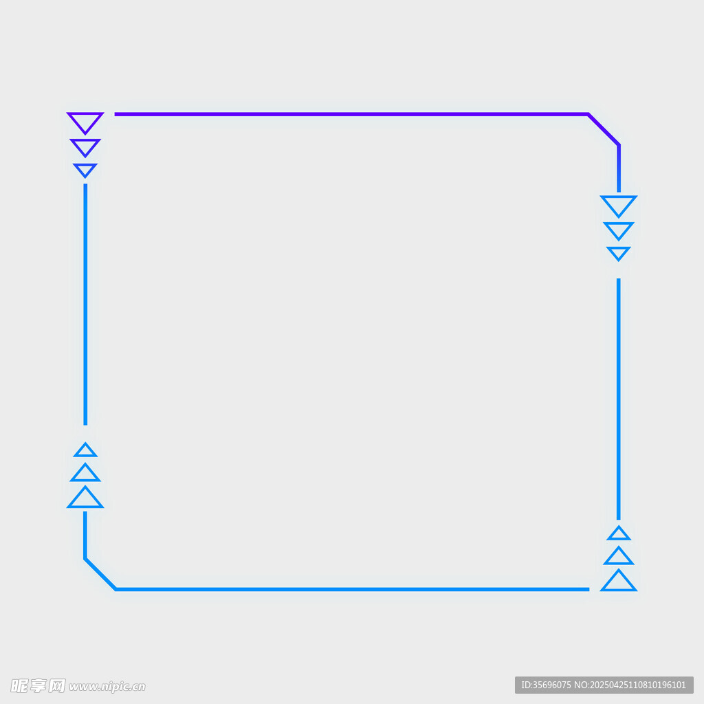 简约线条几何边框图案