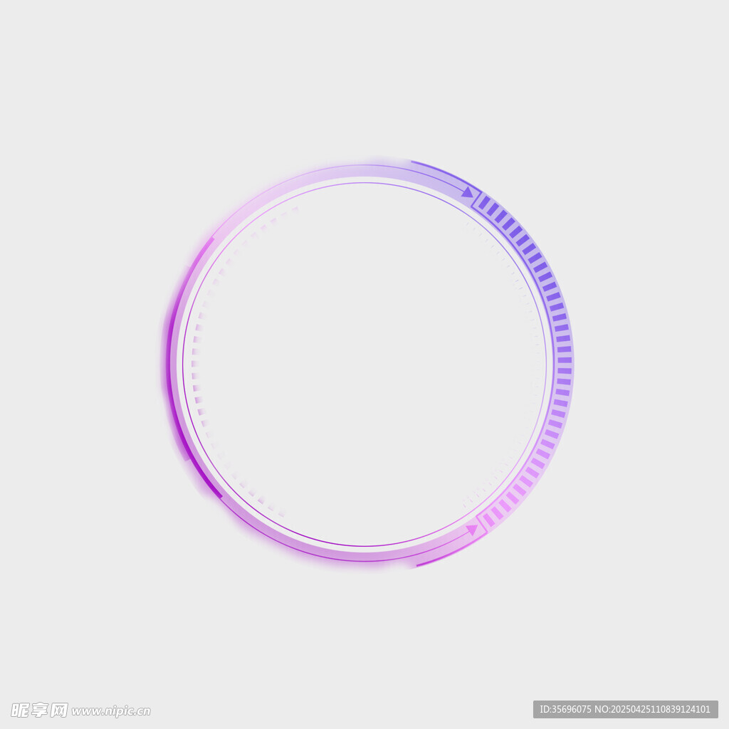 梦幻渐变环形图案