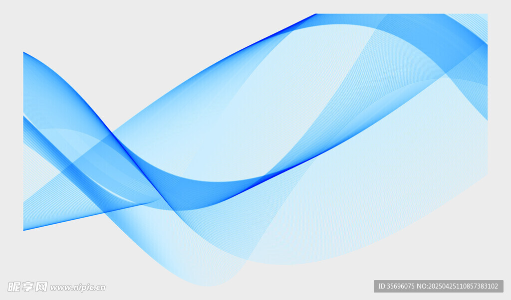 蓝色动感流线背景图案