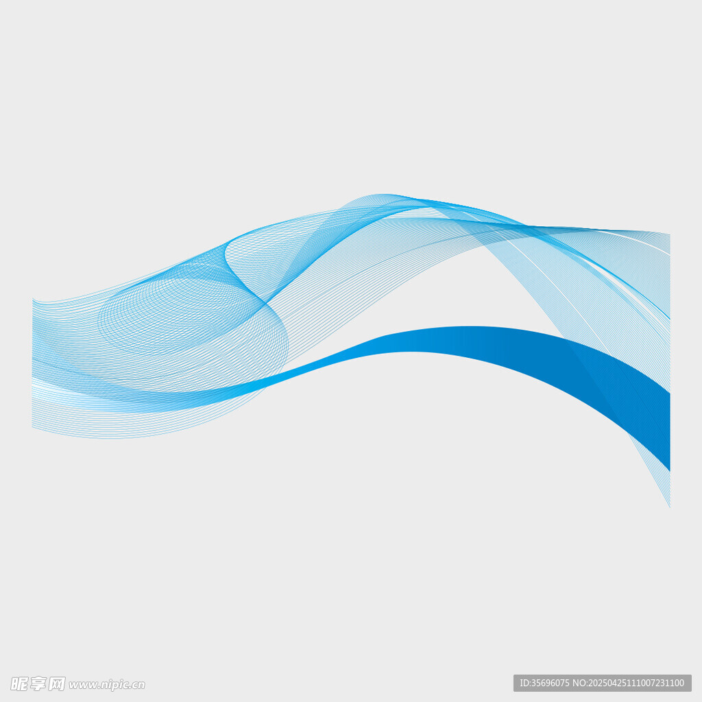 蓝色动感流线背景图案