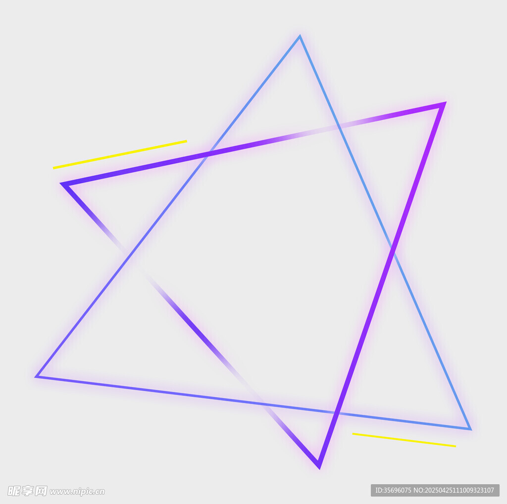 多彩重叠几何星形图案