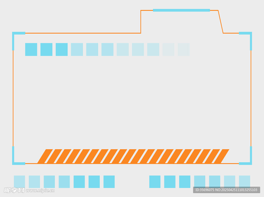 简约几何边框设计元素