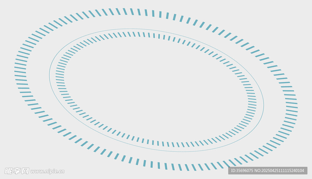 浅蓝色环形虚线图案
