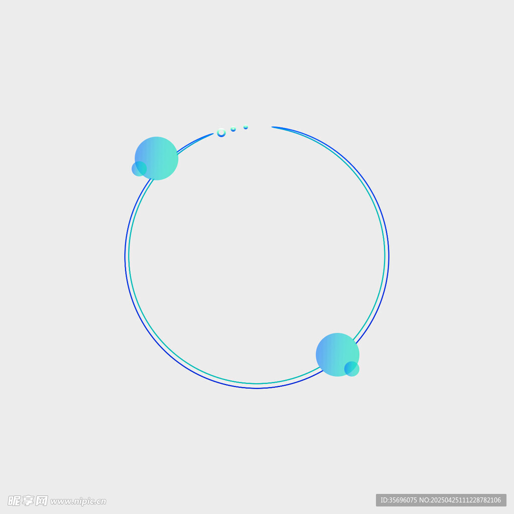 简约环形图标设计元素