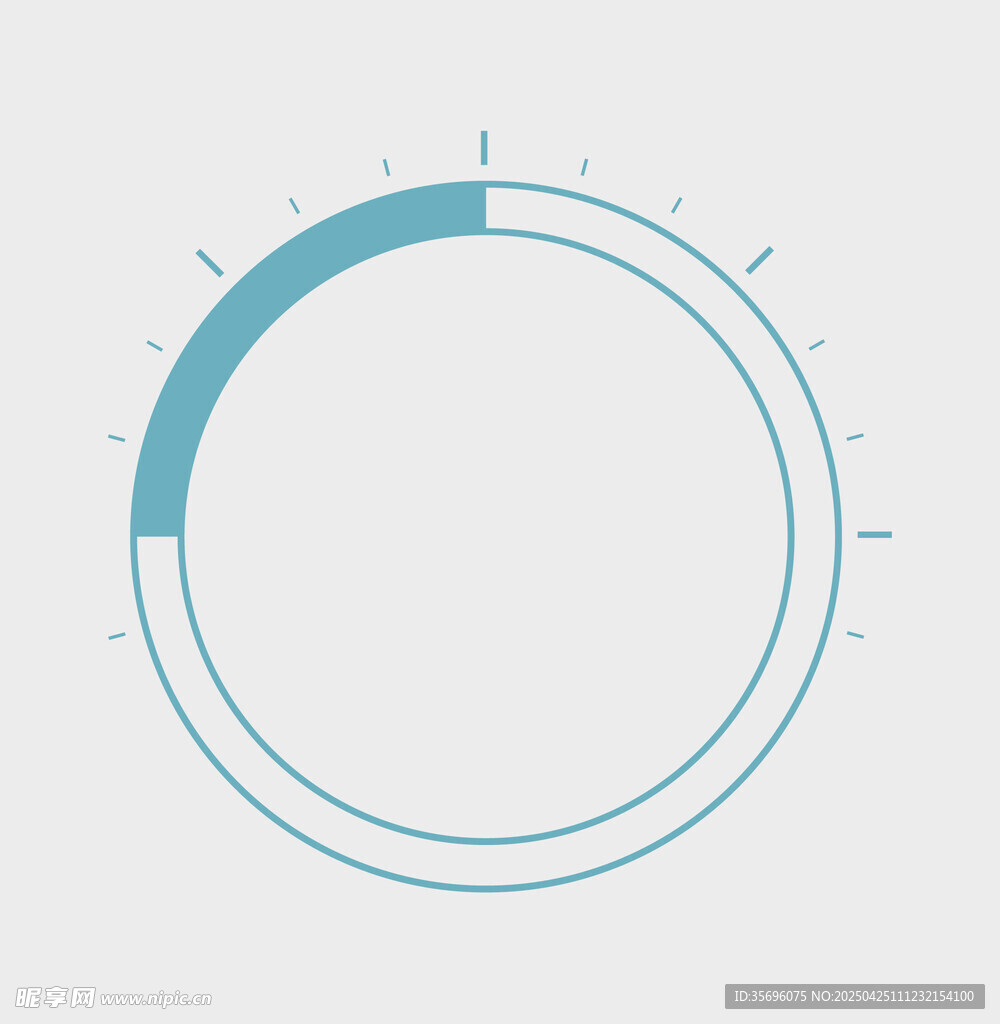 环形进度条图标设计元素
