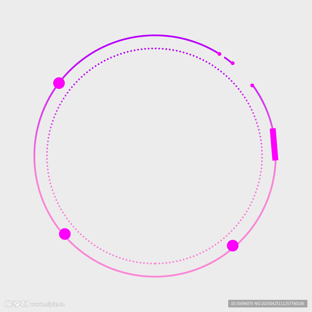紫色渐变环形线条图案