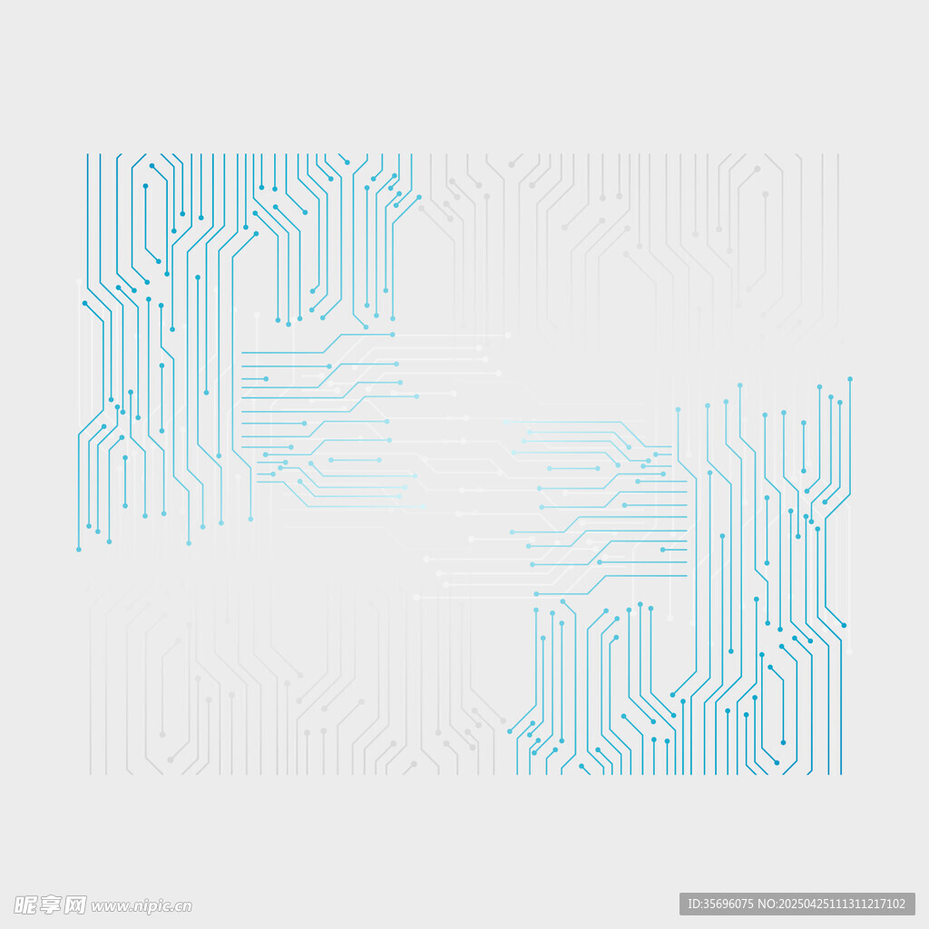 简约线条科技风图案设计