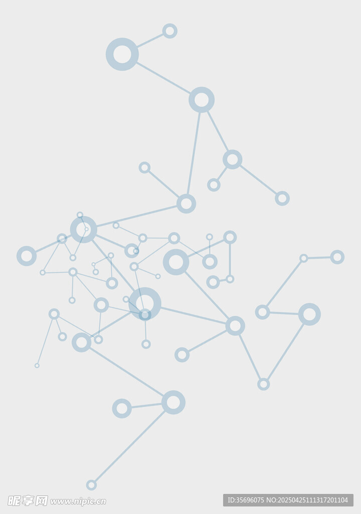 科技感网络连接图案