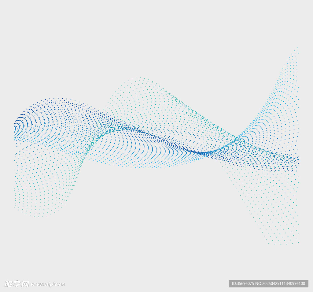 蓝色动感线条抽象背景图