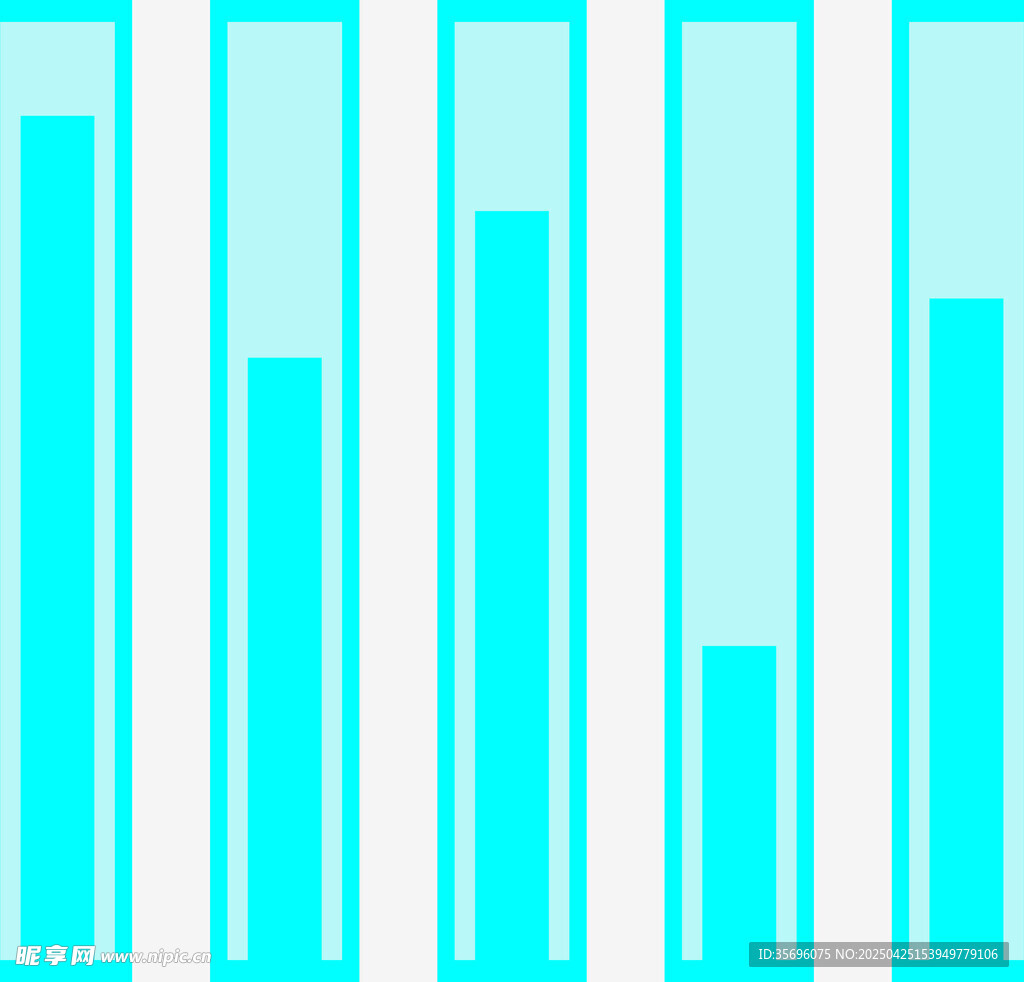 蓝绿色条形图案背景