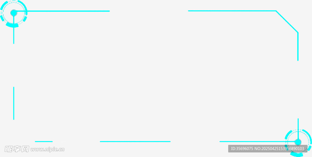 简约蓝线条科技风背景图