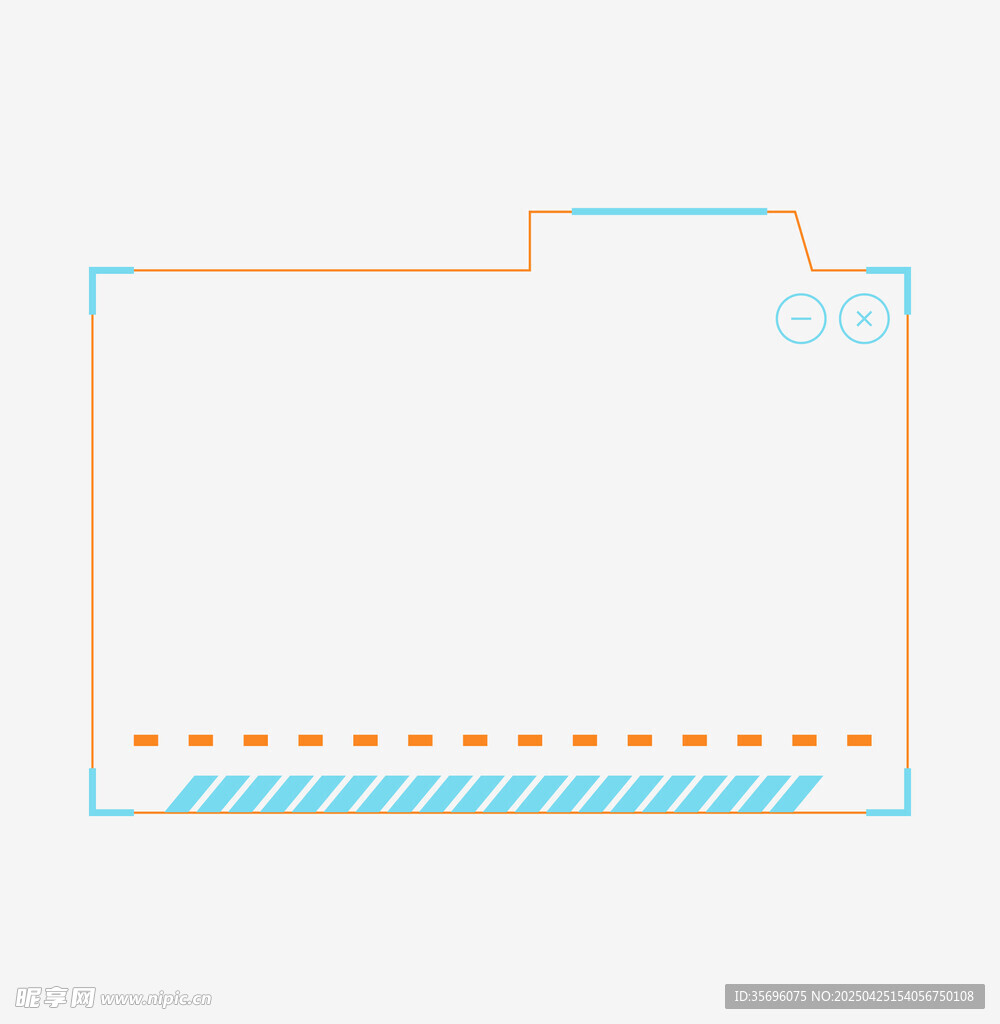 简约文件夹图标设计元素