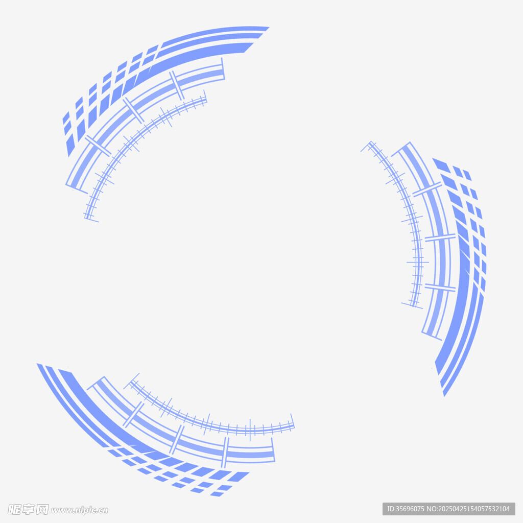 蓝色轮胎痕迹抽象图案
