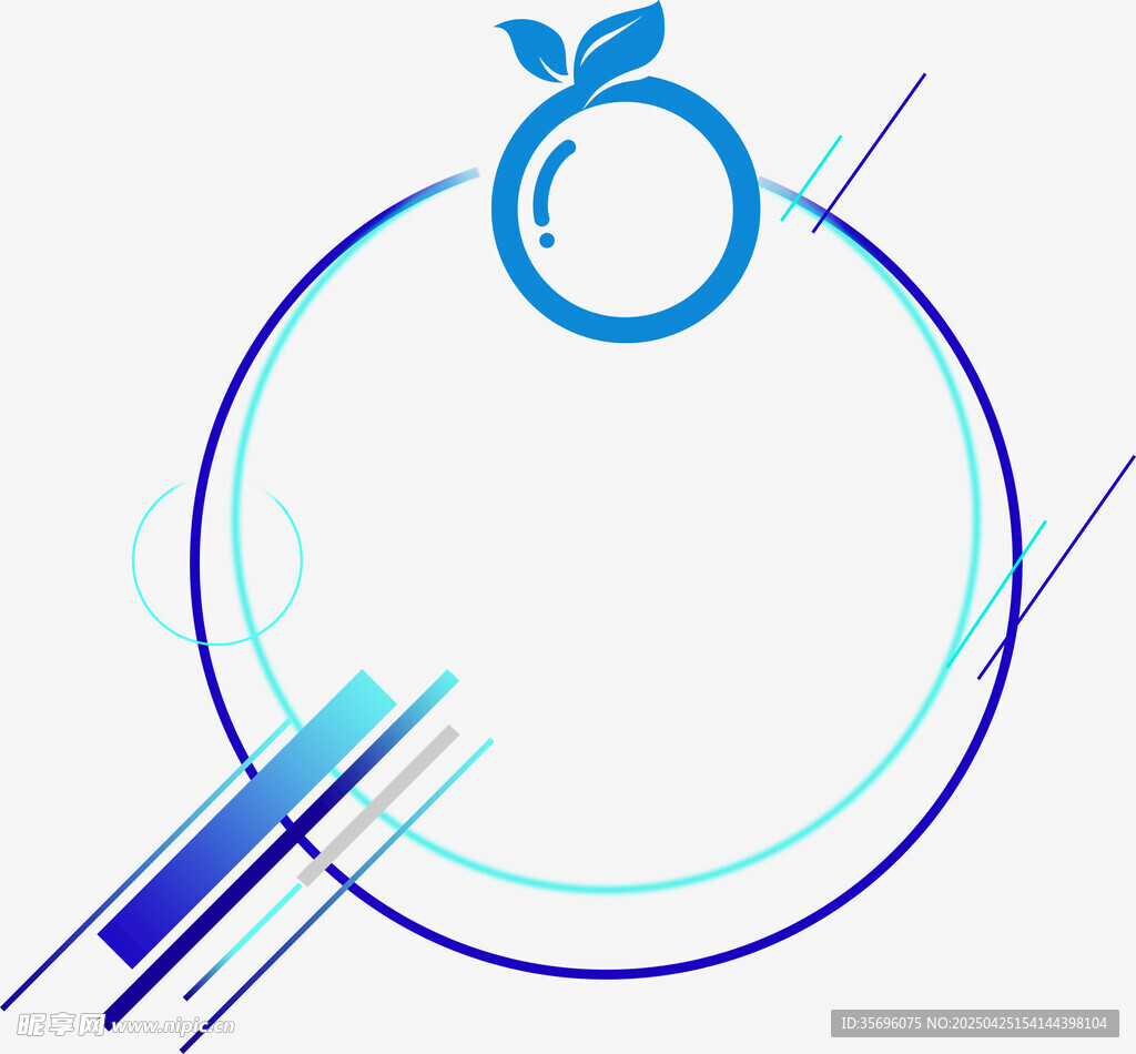 简约水果边框设计元素