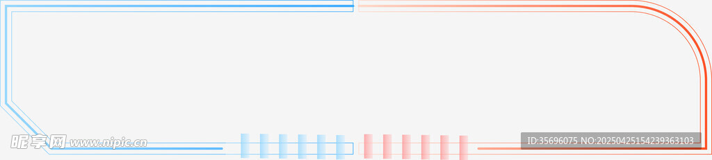 彩色渐变线条图案设计