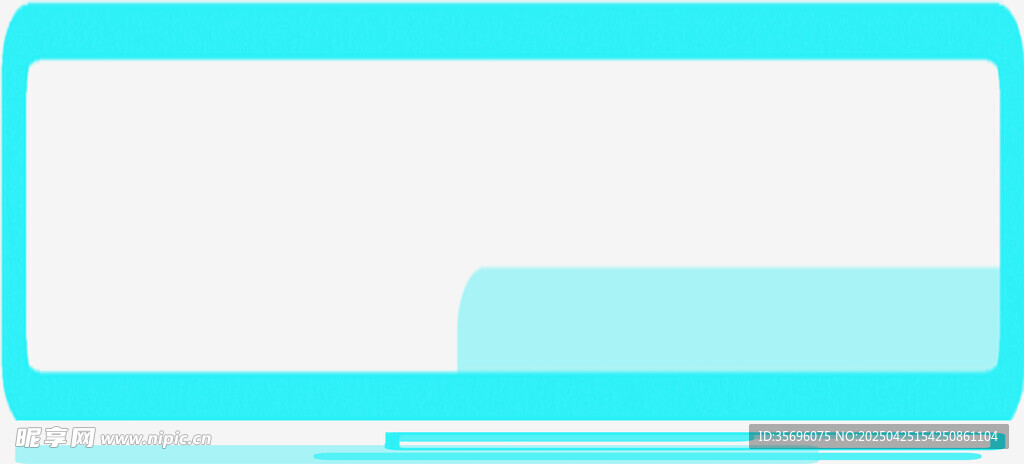 浅蓝色简约长条状图形