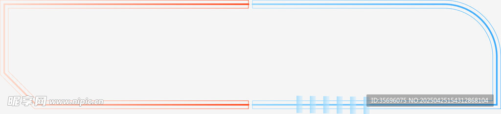 简约线条渐变图形设计