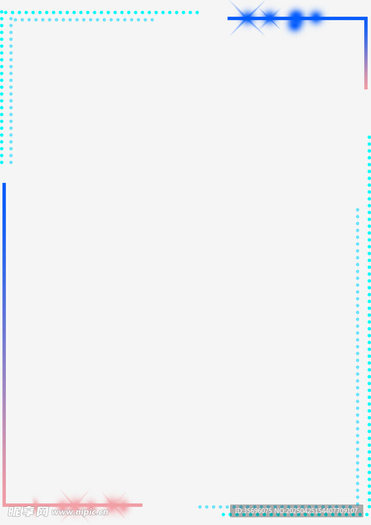 简约几何线条边框图案