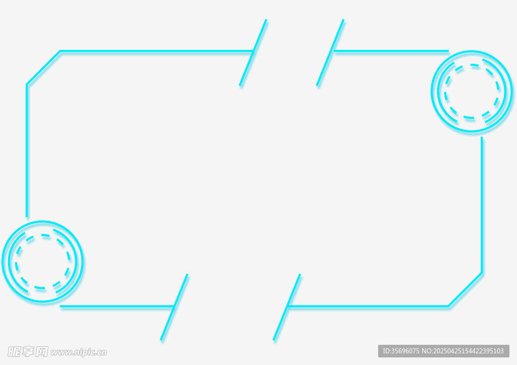 简约电路线条图案设计