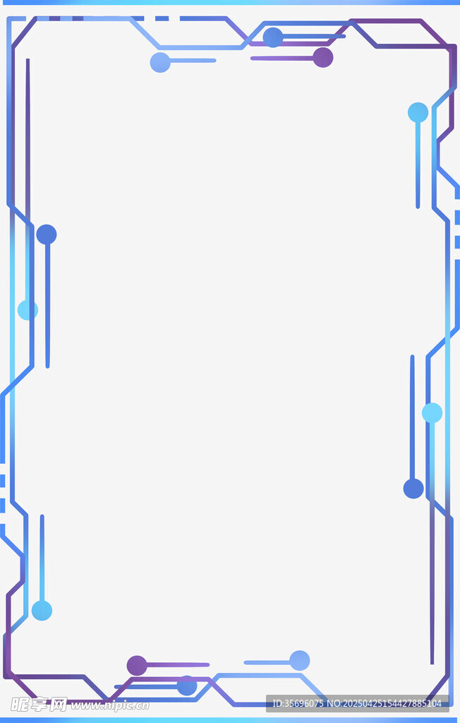 科技风边框背景图