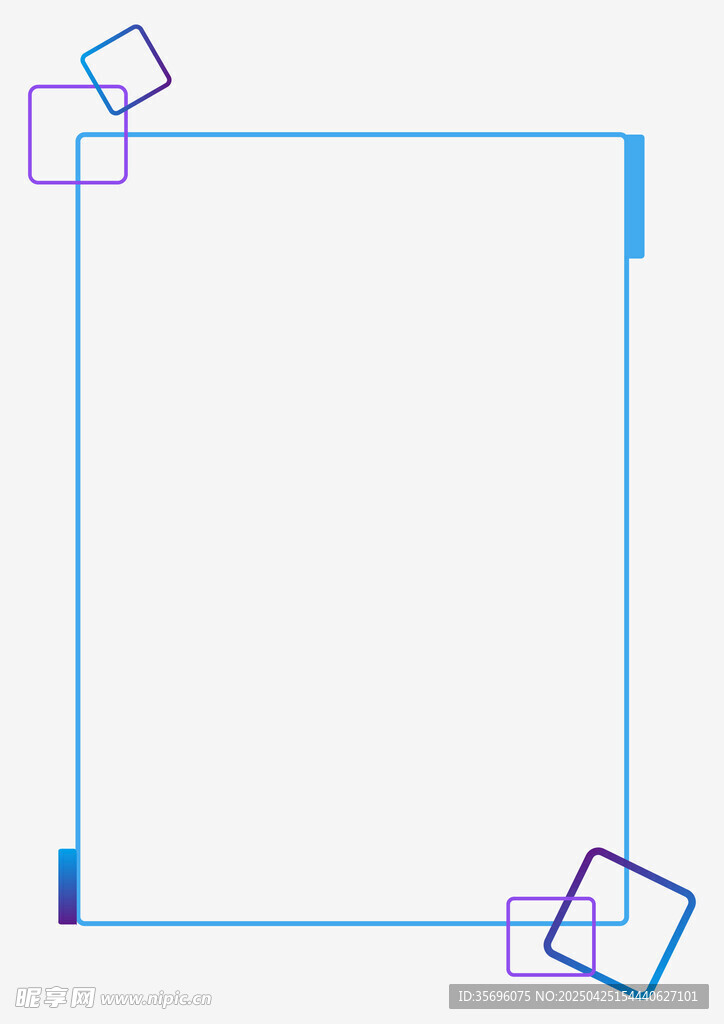简约几何边框装饰图案