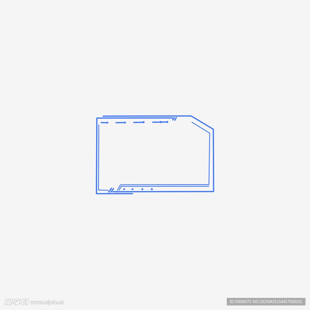 简约蓝色存储卡图标