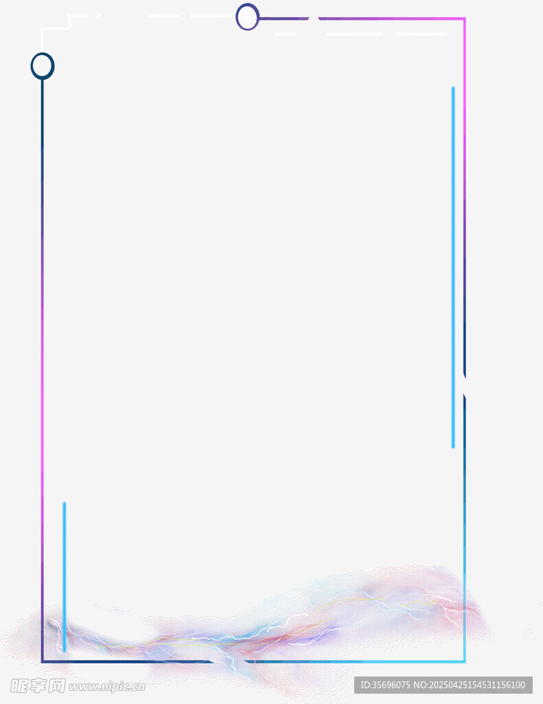 梦幻渐变边框背景图