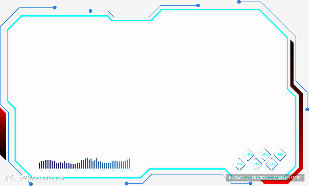 科技风边框设计元素