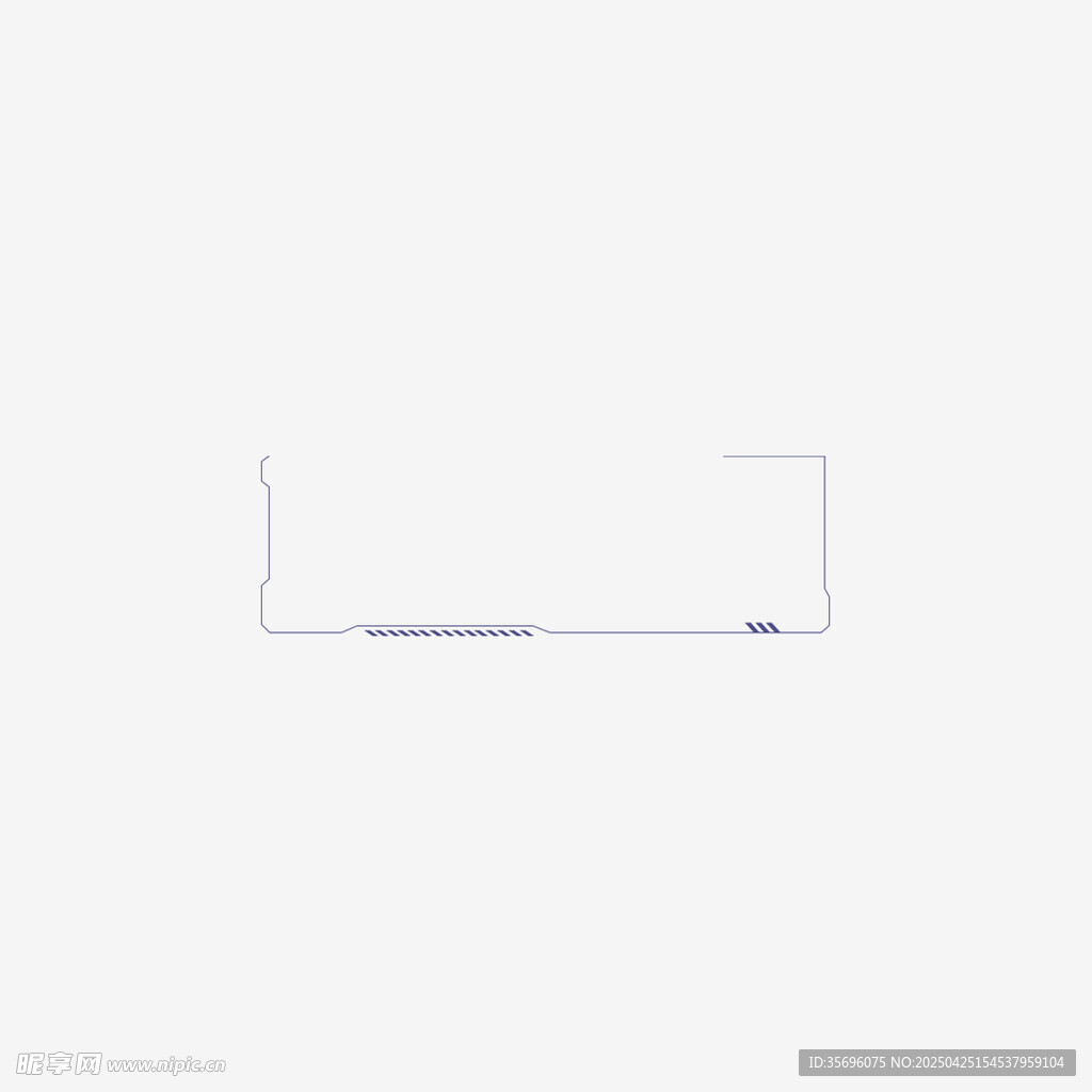 简约白色线条图形设计