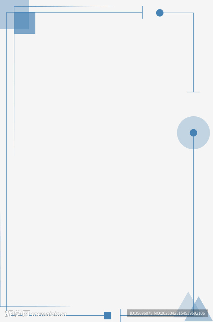 简约几何线条边框设计元素