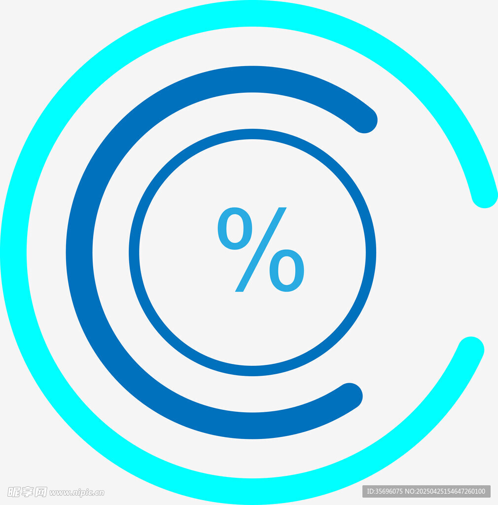 百分比图标设计元素