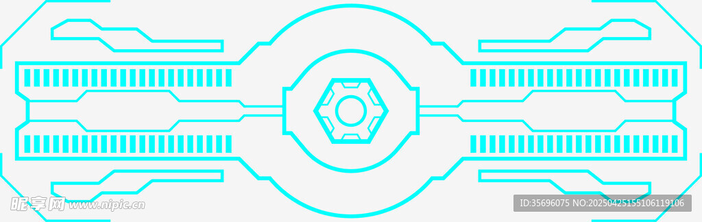 科技风几何线条图案设计