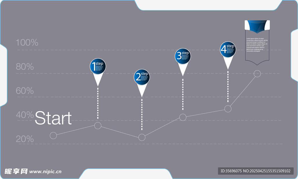 科技风启动节点图示